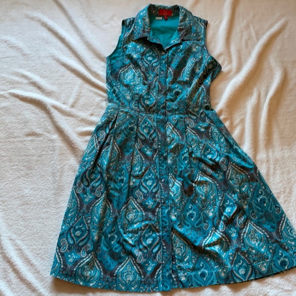 Oscar de la Renta Dresses & Skirts - Oscar an oscar de la renta company blue paisley dress